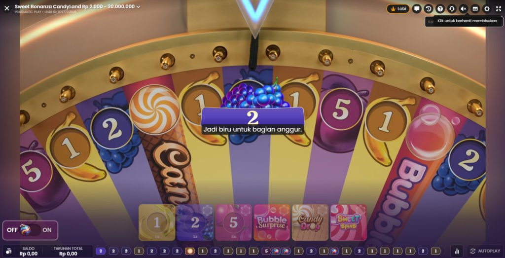 Sweet Bonanza Candyland Casino: Sensasi Game Show Slot Live dari Pragmatic Play